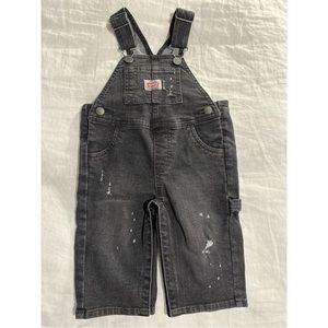 Levi’s Black Denim Overalls for Infants 12m